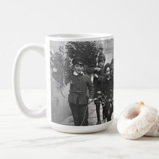 KINDER & STECHPALME (1915) Vintage Art Weihnachtsb Kaffeetasse