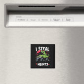 Kinder stehlen Herzen Kinder Lustige Trex Geschenk Magnet (In Situ (Geschirrspüler))