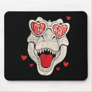 Kinder stehlen Herzen Trex Dino Junge Valentinstag Mousepad