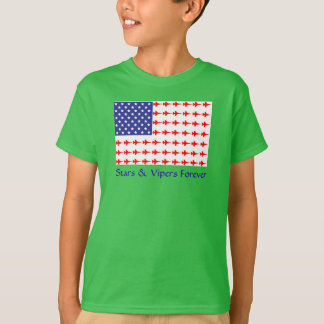 Kinder Sterne & Vipers für immer Baseball-T-Shirt T-Shirt