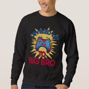 Kinder stiegen bis zum großen Bruder des Bro-Gamer Sweatshirt