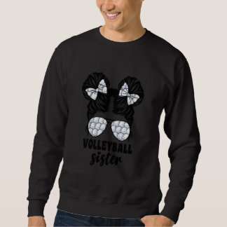Kinder stolz Volleyball kleine Schwester für Baby  Sweatshirt