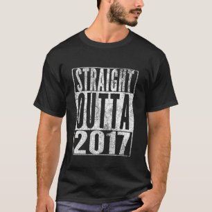 Kinder Straight Outta 2017 3 Geburtstagsgeschenk 3 T-Shirt