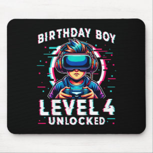 Kinder Stufe 4 Unverschlossene 4 Jahre alter Gebur Mousepad
