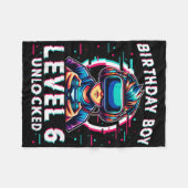 Kinder Stufe 6 ungeschlossen 6 Jahre alter Geburts Fleecedecke (Vorderseite (Horizontal))