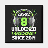 Kinder Stufe 8 Phantastisch seit 2014 8. Geburtsta Magnet (Vorne)