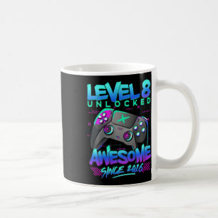 Kinder Stufe 8 unverschlossen 8 Jahre Junge Geburt Kaffeetasse