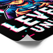 Kinder Stufe 9 Unverschlossene 9 Jahre alter Gebur Poster (Ecke)