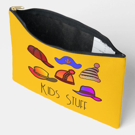 Kinder Stuff gelb Zubehörtasche (Offen)
