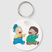 Kinder suchen Schlüsselanhänger (Rückseite)