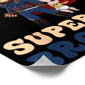 Kinder Superheld Super großer Bruder älterer Brude Poster (Ecke)