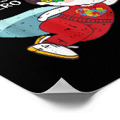 Kinder Superhero Kinderautismus Aufklärungsgeschen Poster (Ecke)