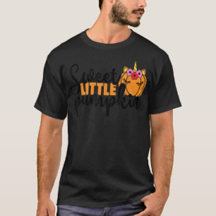 Kinder Süße kleine Kürbisgewürze Herbstlaube Herbs T-Shirt