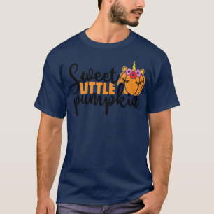 Kinder Süße kleine Kürbisgewürze Herbstlaube Herbs T-Shirt