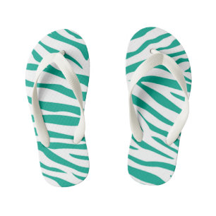 Kinder süße Zebrastreifen Flip Flops Kinderbadesandalen