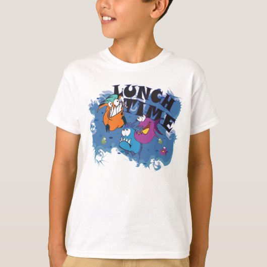 Kinder Sweatshirt Motiv: Piranha Lunch Time T-Shirt (Vorderseite)