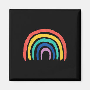 Kinder Sweet Children Rainbow Design bemalt Girl G Magnet