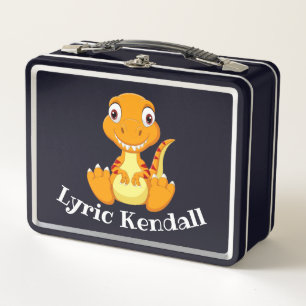 Kinder T-Rex Dinosaur Pink Lunchbox