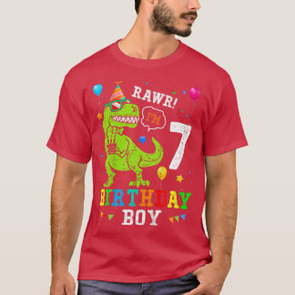 Kinder T-Shirt 7 Jahre altes 7. Geburtstagsgeschen