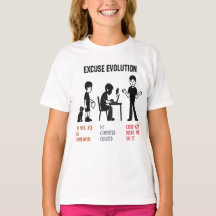 Kinder T - Shirt."Entschuldige Evolution" lustig -