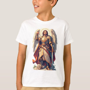Kinder-T-Shirt Krieger-Erzengel Michael T-Shirt