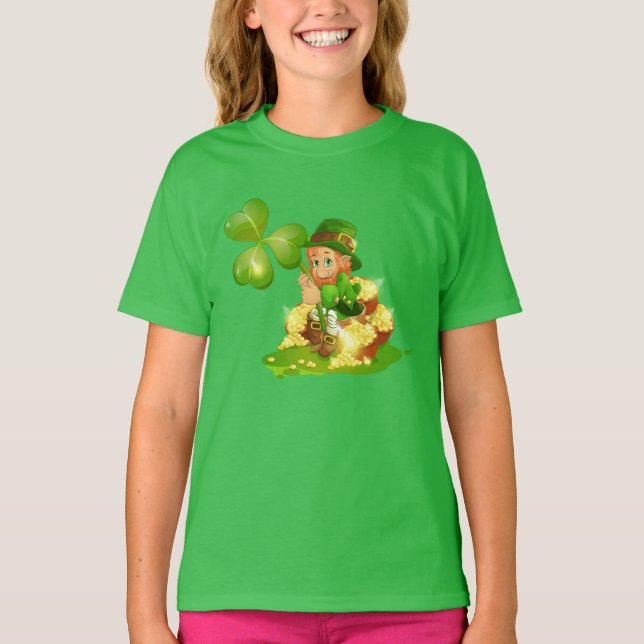 Kinder T - Shirt-St. Patrick's Day T-Shirt (Vorderseite)