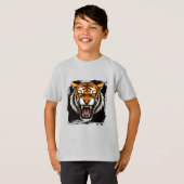 Kinder T - Shirt Tiger (Vorne ganz)