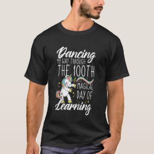 Kinder tanzen bis zum 100. Schultag 100 Tage T-Shirt