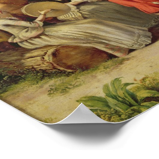 Kinder tanzen poster (Ecke)