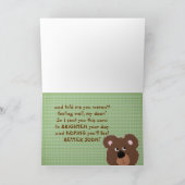 Kinder Teddy Bear gut Karte (Innenseite)