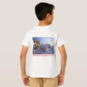 Kinder tee, fröhliche Weihnachten und fröhliche ne T-Shirt (Schwarz voll)