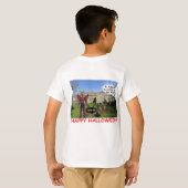 Kinder Tee. Happy Halloween T-Shirt (Schwarz voll)