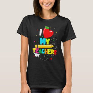 Kinder Teens Abschluss Ich höre meine Lehrer Liebe T-Shirt