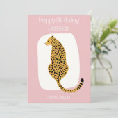 Kinder Thema Geburtstag Karte Alphabet J (Stehend Vorderseite)