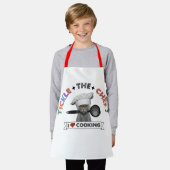 Kinder "Tickle the Koch" Funny Cat Schürze Red Let (Getragen)