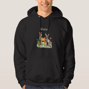 Kinder Tier Reh Kaninchen Igel Eliana Hoodie