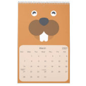 Kinder-Tierkalender Kalender (Mär 2027)