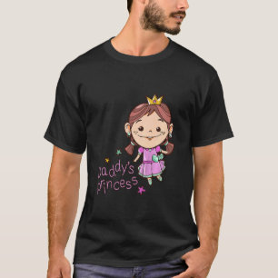 Kinder Tochter Daddys Prinzessin Mädchen erster Va T-Shirt