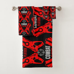 Kinder Toy Gun Battle Weihnachten Badhandtuch Set