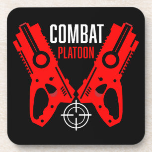 Kinder Toy Gun Battle Weihnachten Getränkeuntersetzer