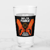 Kinder Toy Gun Battle Weihnachten Glas (Rückseite)