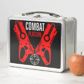 Kinder Toy Gun Battle Weihnachten Metall Brotdose (Beispiel)