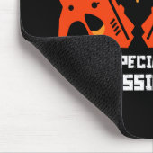 Kinder Toy Gun Battle Weihnachten Mousepad (Ecke)