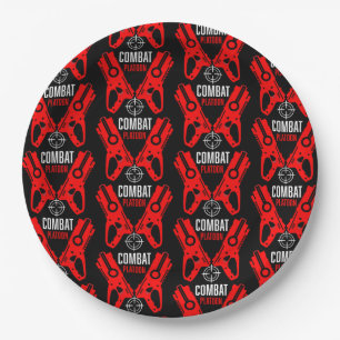 Kinder Toy Gun Battle Weihnachten Pappteller