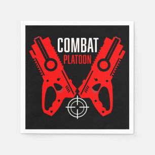 Kinder Toy Gun Battle Weihnachten Serviette