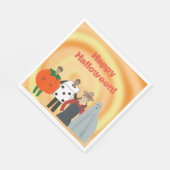 Kinder tragen Kostüme Blended Halloween Napkins Serviette (Ecke)