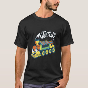 Kinder trainieren Retro Railway Zwei zwei Tage Geb T-Shirt