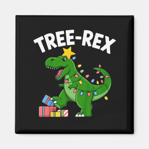 Kinder Tree-Rex Weihnachten Dinosaurier T-Rex Shir Magnet