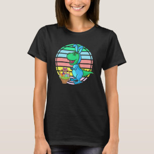 Kinder Trex Dinosaur Osteroutfit Ostern Korbeier T-Shirt