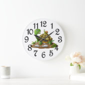 Kinder Turtle Acrylic Wall Clock Große Wanduhr (Zuhause)